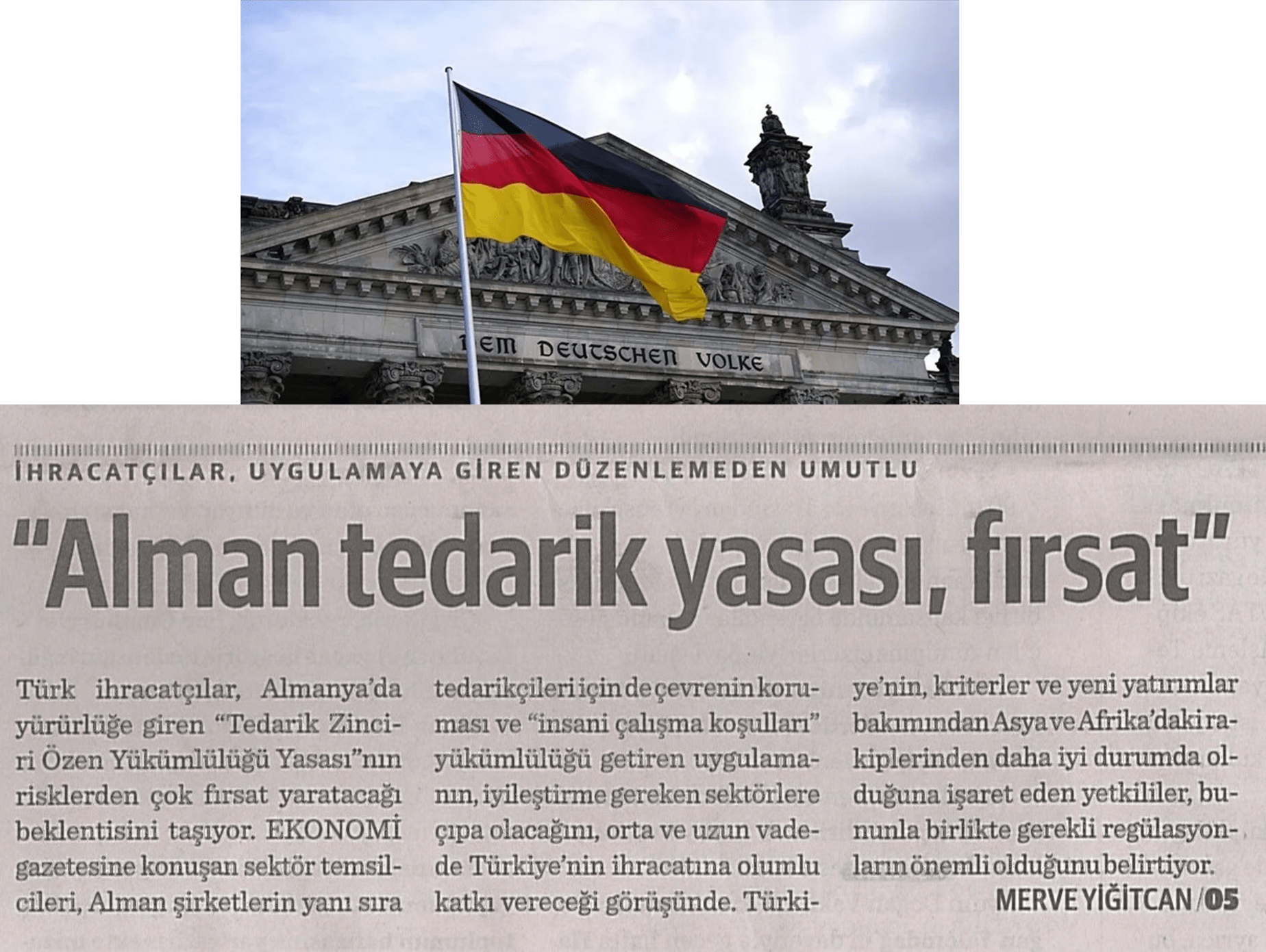 Almanya'nın Tedarik Zinciri Yasası'nın Türkiye'ye Fırsatları | Media LTD