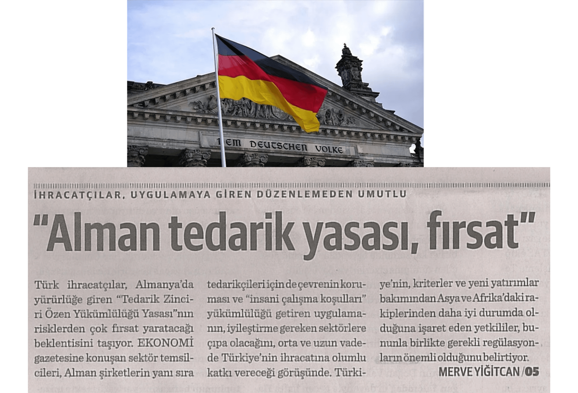 Almanya'nın Tedarik Zinciri Yasası'nın Türkiye'ye Fırsatları | Media LTD