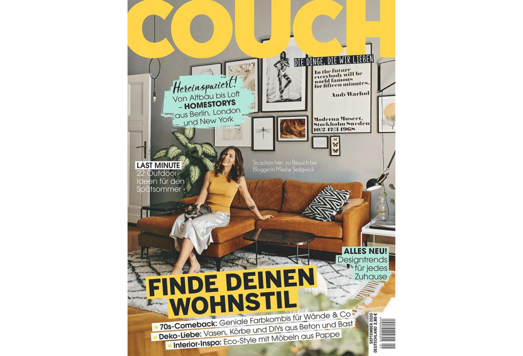 Almanya'nın Yeni Nesil Mobilya ve Dekorasyon Dergisi "Couch"